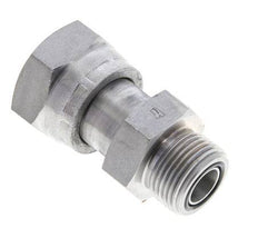 Adaptateur réducteur en acier zingué UN 1-3/16''-12 x UNS 1''-14 F/M ORFS 400 Bar - Hydraulique