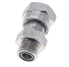 Adaptateur réducteur en acier zingué UN 1-3/16''-12 x UNS 1''-14 F/M ORFS 400 Bar - Hydraulique