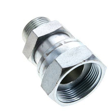 Adaptateur réducteur en acier zingué UN 1-11/16''-12 x UN 1-3/16''-12 M/F ORFS 250 Bar - Hydraulique