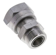 UN 1-11/16''-12 x UN 1-7/16''-12 F/M Zinc plated Steel Reducing Adapter ORFS 250 Bar - Hydraulic
