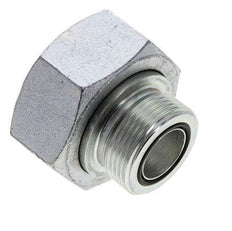 Adaptateur réducteur en acier zingué UN 2''-12 x UN 1-7/16''-12 M/F ORFS 250 Bar - Hydraulique