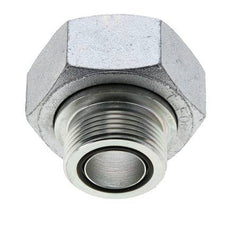 Adaptateur réducteur en acier zingué UN 2''-12 x UN 1-7/16''-12 M/F ORFS 250 Bar - Hydraulique