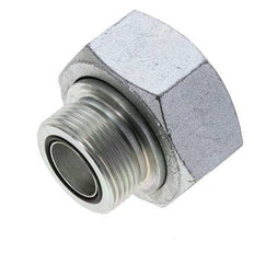 Adaptateur réducteur en acier zingué UN 2''-12 x UN 1-7/16''-12 M/F ORFS 250 Bar - Hydraulique