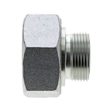 Adaptateur réducteur en acier zingué UN 2''-12 x UN 1-7/16''-12 M/F ORFS 250 Bar - Hydraulique