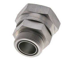 Adaptateur réducteur en acier zingué UN 2''-12 x UN 1-11/16''-12 F/M ORFS 250 Bar - Hydraulique