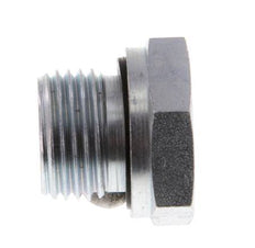 Adaptateur réducteur G 1/2'' x G 1/8'' M/F en acier zingué 630 Bar - Hydraulique [2 Pièces]
