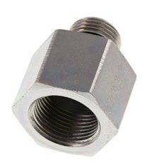 Adaptateur réducteur en acier zingué G 1/2'' x G 3/4'' M/F 400 Bar - Hydraulique