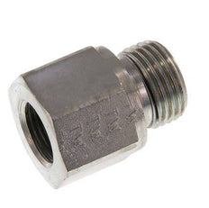 Adaptateur réducteur G 1/2'' x G 3/8'' M/F en acier zingué 630 Bar - Hydraulique [2 Pièces]