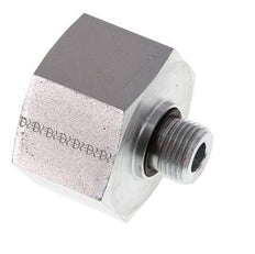 Adaptateur réducteur en acier zingué G 1/2'' x G 1 1/4'' M/F 400 Bar - Hydraulique
