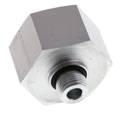 Adaptateur réducteur en acier zingué G 1/2'' x G 1 1/4'' M/F 400 Bar - Hydraulique