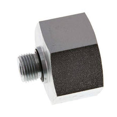 Adaptateur réducteur en acier zingué G 1/2'' x G 1 1/4'' M/F 400 Bar - Hydraulique
