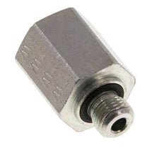 G 1/8'' x G 1/4'' M/F Zinc plated Steel Reducing Adapter 630 Bar - Hydraulic [2 Pieces]