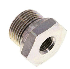 G 3/4'' x G 1/4'' M/F Zinc plated Steel Reducing Adapter 400 Bar - Hydraulic [2 Pieces]