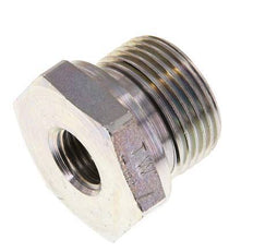 G 3/4'' x G 1/4'' M/F Zinc plated Steel Reducing Adapter 400 Bar - Hydraulic [2 Pieces]