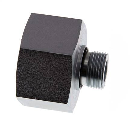 Adaptateur réducteur en acier zingué G 3/4'' x G 1 1/2'' M/F 315 Bar - Hydraulique