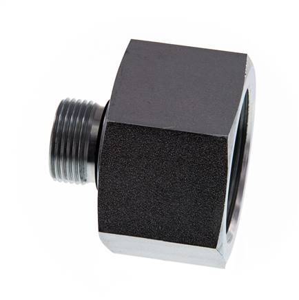 Adaptateur réducteur en acier zingué G 3/4'' x G 1 1/2'' M/F 315 Bar - Hydraulique