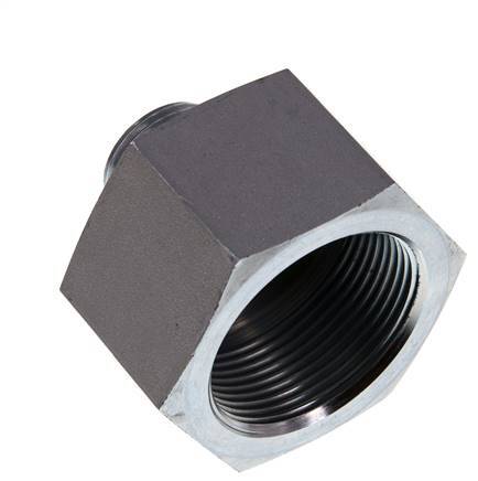 Adaptateur réducteur en acier zingué G 3/4'' x G 1 1/2'' M/F 315 Bar - Hydraulique