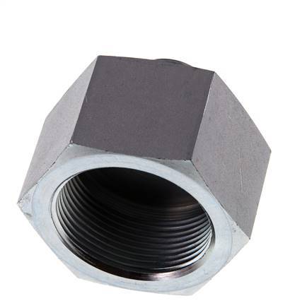 Adaptateur réducteur en acier zingué G 3/4'' x G 1 1/2'' M/F 315 Bar - Hydraulique