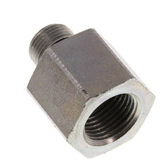 G 3/8'' x G 1/2'' M/F Zinc plated Steel Reducing Adapter 630 Bar - Hydraulic [2 Pieces]