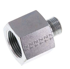 G 3/8'' x G 3/4'' M/F Zinc plated Steel Reducing Adapter 400 Bar - Hydraulic