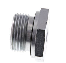 Adaptateur réducteur en acier zingué G 1'' x G 1/4'' M/F 400 Bar - Hydraulique