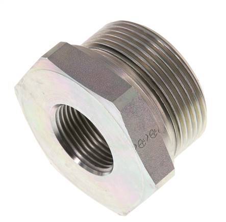 Adaptateur réducteur en acier zingué G 1 1/2'' x G 3/4'' M/F 315 Bar - Hydraulique