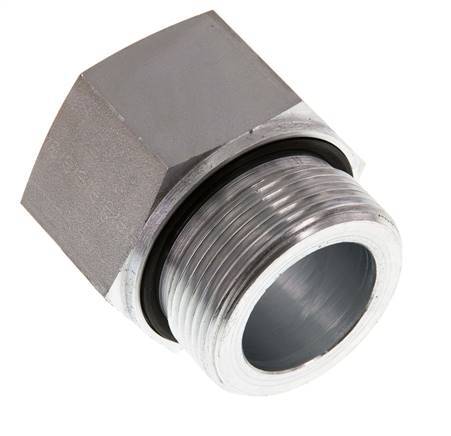 Adaptateur réducteur en acier zingué G 1 1/2'' x G 1 1/4'' M/F 315 Bar - Hydraulique