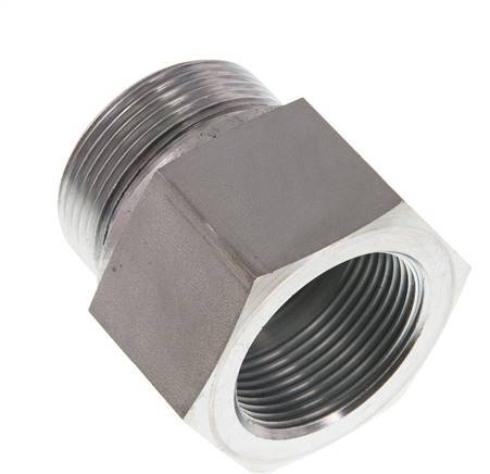 Adaptateur réducteur en acier zingué G 1 1/2'' x G 1 1/4'' M/F 315 Bar - Hydraulique