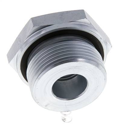 Adaptateur réducteur en acier zingué G 1 1/4'' x G 1/2'' M/F 400 Bar - Hydraulique