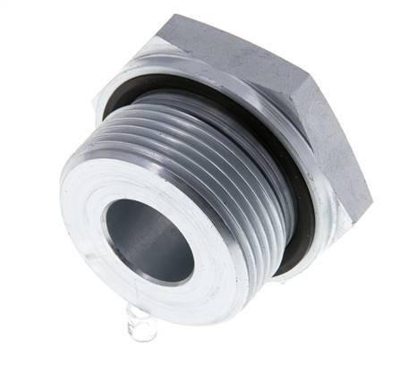Adaptateur réducteur en acier zingué G 1 1/4'' x G 1/2'' M/F 400 Bar - Hydraulique