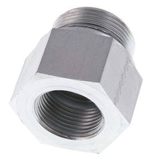 Adaptateur réducteur en acier zingué G 1 1/4'' x G 1'' M/F 400 Bar - Hydraulique