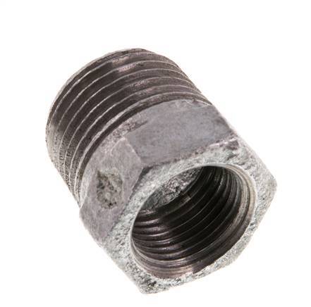 R 1/2'' x Rp 3/8'' M/F Zinc plated Cast iron Reducing Ring 25 Bar [5 Pieces]