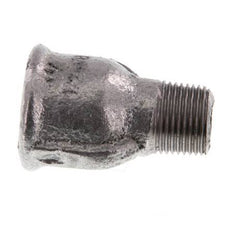 R 3/8'' x Rp 1/2'' M/F Zinc plated Cast iron Reducing Adapter 25 Bar [2 Pieces]