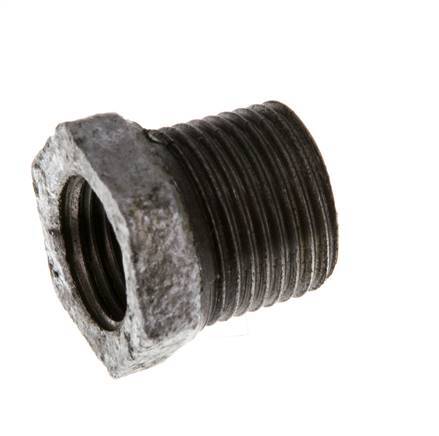 R 3/8'' x Rp 1/4'' M/F Zinc plated Cast iron Reducing Ring 25 Bar [5 Pieces]