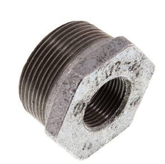 R 1 1/2'' x Rp 3/4'' M/F Zinc plated Cast iron Reducing Ring 25 Bar [2 Pieces]