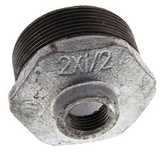 R 2'' x Rp 1/2'' M/F Bague réductrice en fonte zinguée 25 Bar