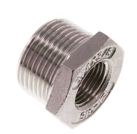 R 3/4'' x Rp 3/8'' M/F Stainless steel Reducing Ring 16 Bar [2 Pieces]
