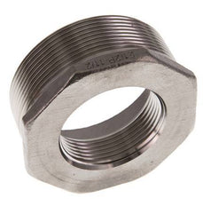 R 2 1/2'' x Rp 1 1/2'' M/F Anneau réducteur en acier inoxydable 16 Bar
