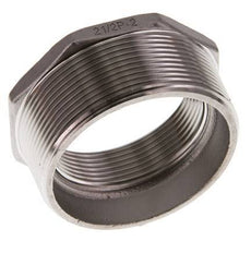 R 2 1/2'' x Rp 2'' M/F Bague réductrice en acier inoxydable 16 Bar