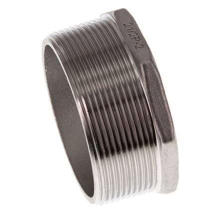 R 2 1/2'' x Rp 2'' M/F Bague réductrice en acier inoxydable 16 Bar