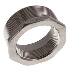 R 2 1/2'' x Rp 2'' M/F Bague réductrice en acier inoxydable 16 Bar