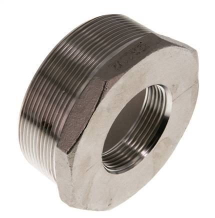 R 3'' x Rp 1 1/2'' M/F Stainless steel Reducing Ring 16 Bar