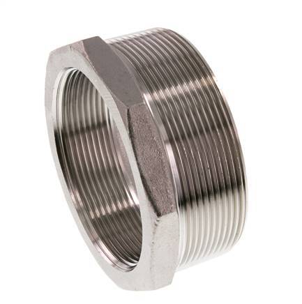 R 3'' x Rp 2 1/2'' M/F Anneau réducteur en acier inoxydable 16 Bar
