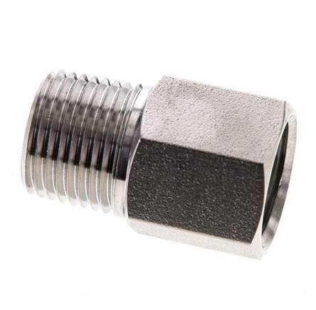 1/2'' NPT x 1/2'' NPT M/F Acier inoxydable Extension 345 Barre - Hydraulique