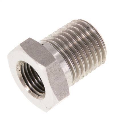 1/4'' NPT x 1/8'' NPT M/F Stainless steel Reducing Ring 275 Bar - Hydraulic