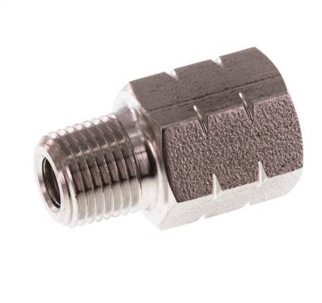 Bague réductrice en acier inoxydable 1/8'' NPT x G 1/8'' M/F 40 Bar - Hydraulique