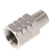 R 1/8'' x 1/8'' NPT M/F Anneau réducteur en acier inoxydable 40 Bar - Hydraulique