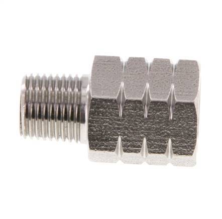 R 1/8'' x 1/8'' NPT M/F Anneau réducteur en acier inoxydable 40 Bar - Hydraulique