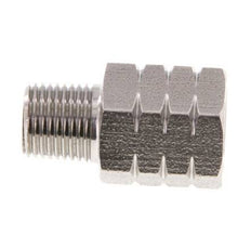 R 1/8'' x 1/8'' NPT M/F Anneau réducteur en acier inoxydable 40 Bar - Hydraulique