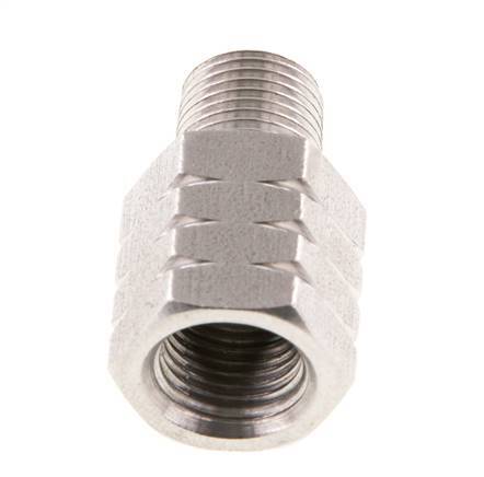 R 1/8'' x 1/8'' NPT M/F Anneau réducteur en acier inoxydable 40 Bar - Hydraulique